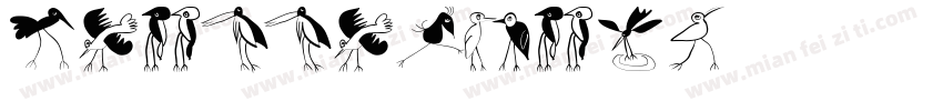 street bird字体转换